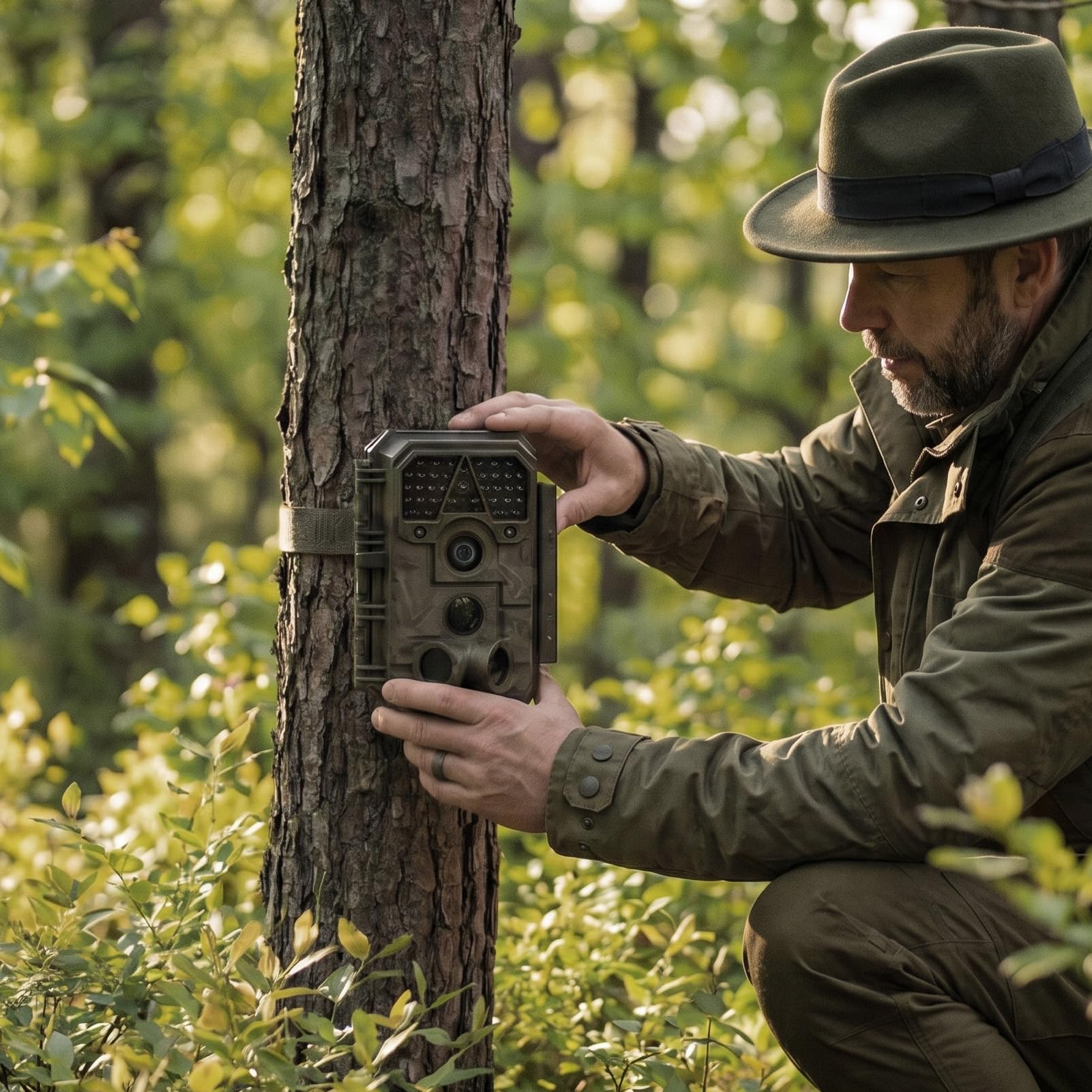 Meidase P70 Trail Camera, 64 MP 1296p, telecamere da gioco con visione notturna IR No-Glow IR, attivata dal movimento, impermeabile per animali selvatici cervi cam, caccia