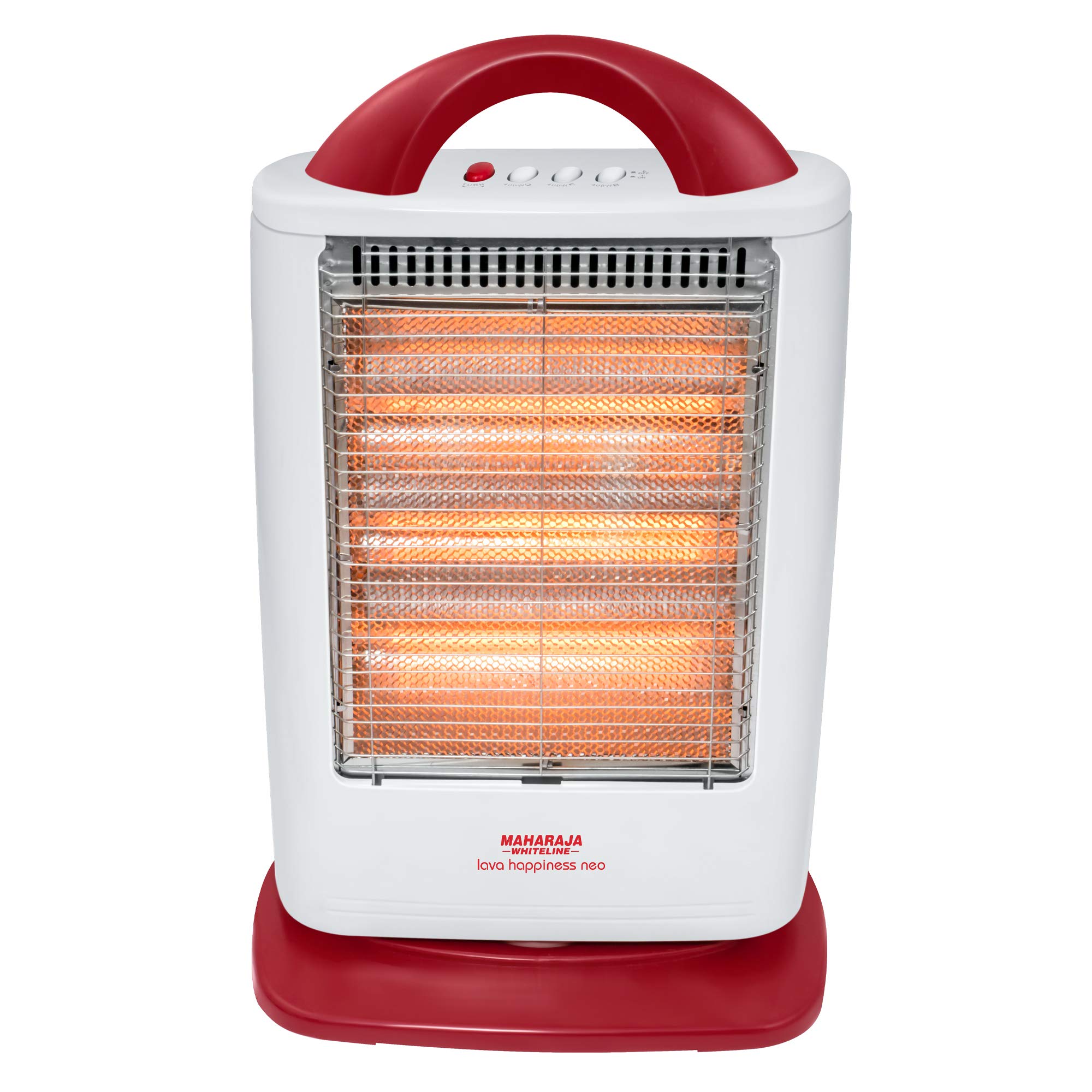 Buy Maharaja Whiteline Lava Neo 1200-Watts Halogen Heater (White and Red)  Online at Low Prices in India - Amazon.in