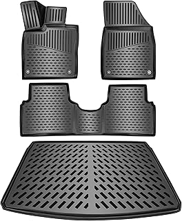 ELMASLINE 3D Rubber Mats & Boot Liner Set for Vauxhall Grandland/Grandland X 1st Gen 2017-2024 (Lower Boot Floor) | Accessories Floor Mats Boot Mat | Does Not Fit Hybrid!!!