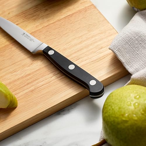 Miniatura 6 de Henckels Classic - Cuchillo de pelar de 4 pulgadas cuchillo general cuchillo de cocina color negro y en acero inoxidable