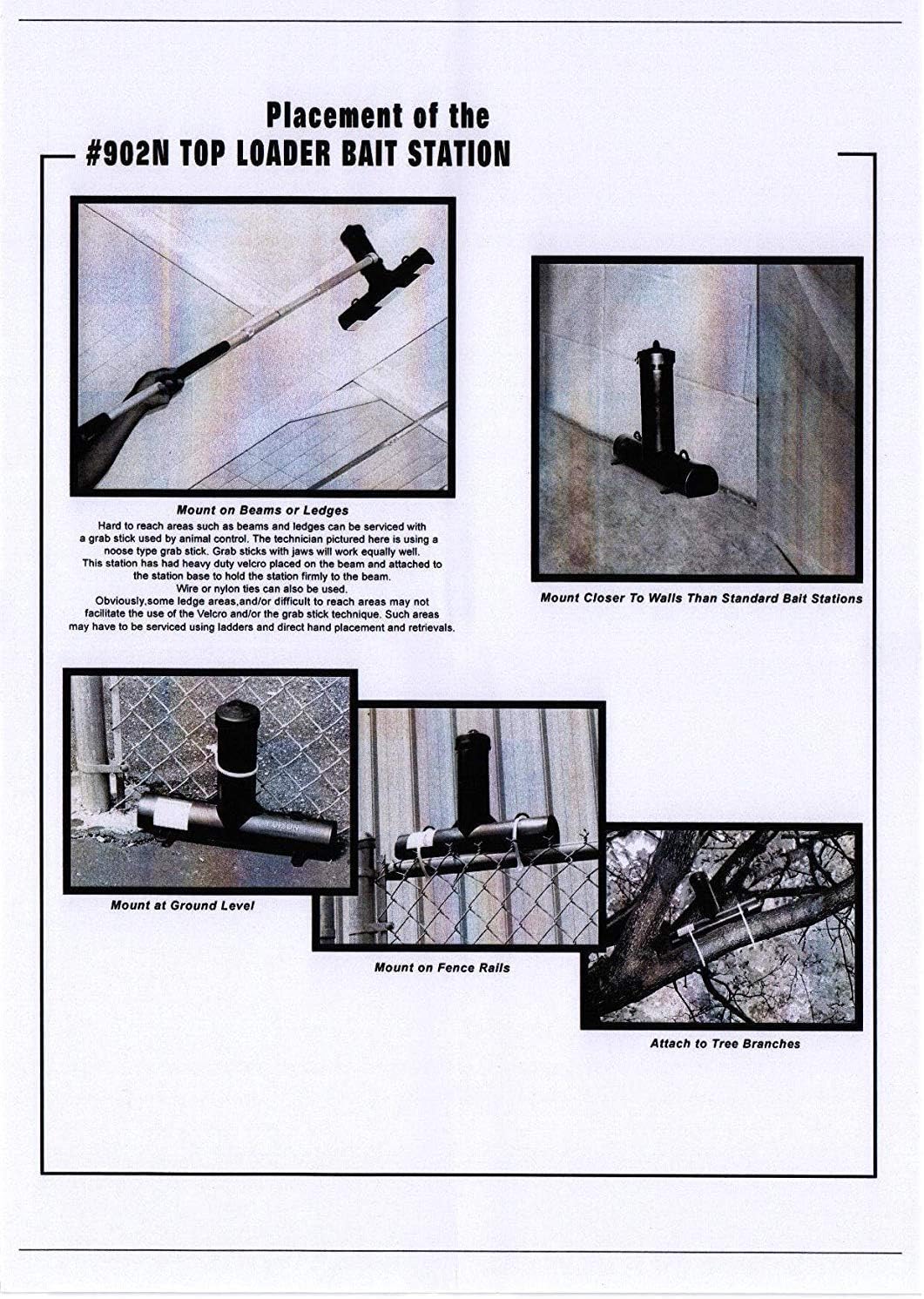 JT Eaton Home Pest Lures - Top Loader Bait Station, Modern Style - 2 Pack - Plastic