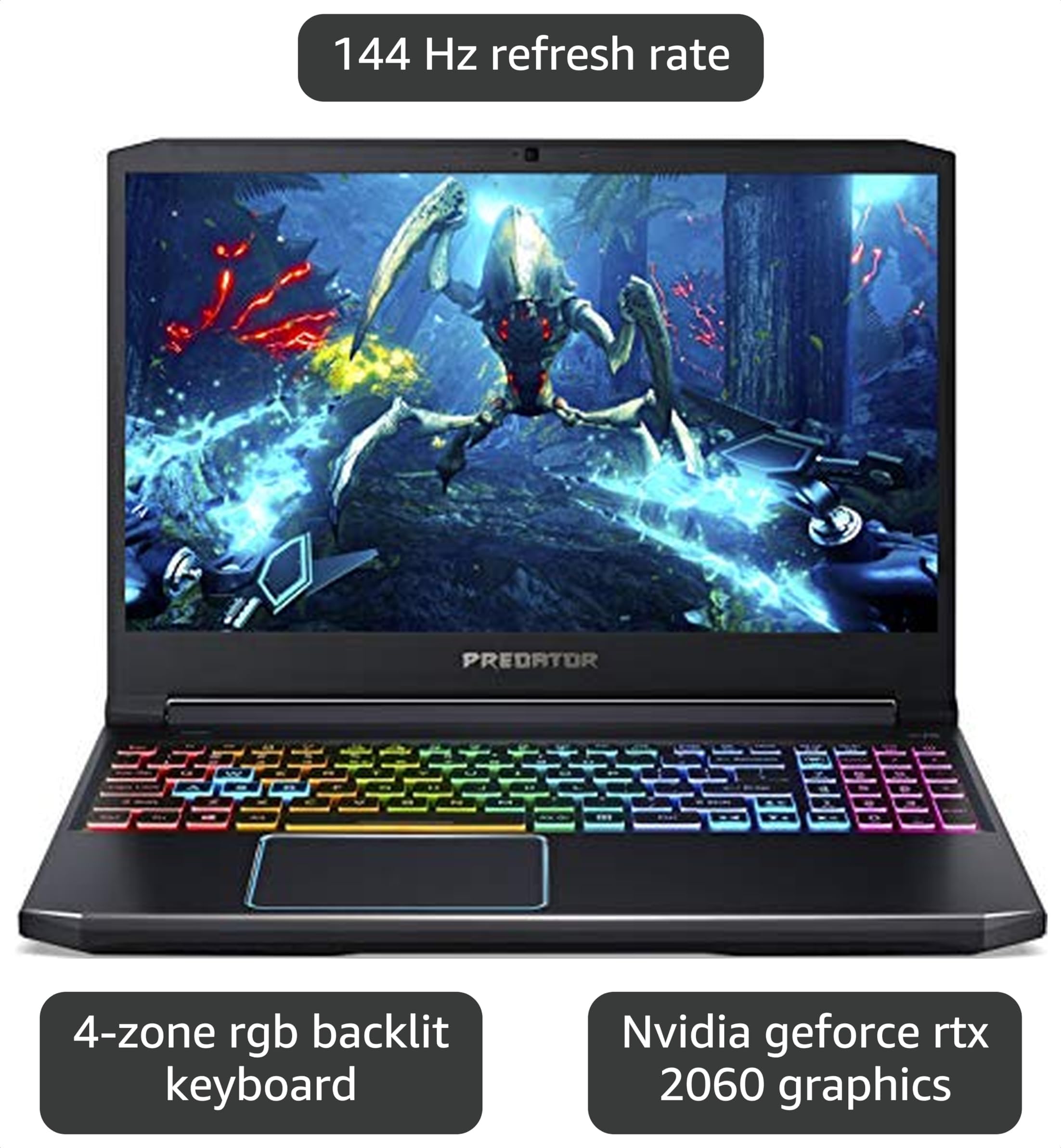 Amazon.com: acer Predator Helios 300 Gaming Laptop PC, 15.6