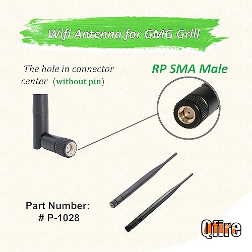 Miniatura 2 de Encendedor Prime de 12V 80W y antena WiFi GMG compatible con Green Mountain Grills modelos Jim Bowie Prime y Daniel Boone Prime