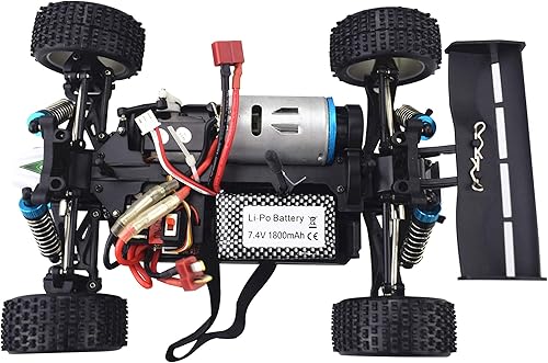 Miniatura 6 de Baterías de litio de 7.4V 1800mAh (2 piezas) con cargador 2 en 1 para WLTOYS A959-B A969-B A979-B K929-B 144001 RC Vehículo todoterreno de alta