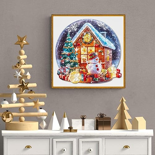 Miniatura 7 de Rompecabezas de madera para adultos y niños, rompecabezas de madera de Navidad con forma única de elementos coloridos de Navidad, perfecto para