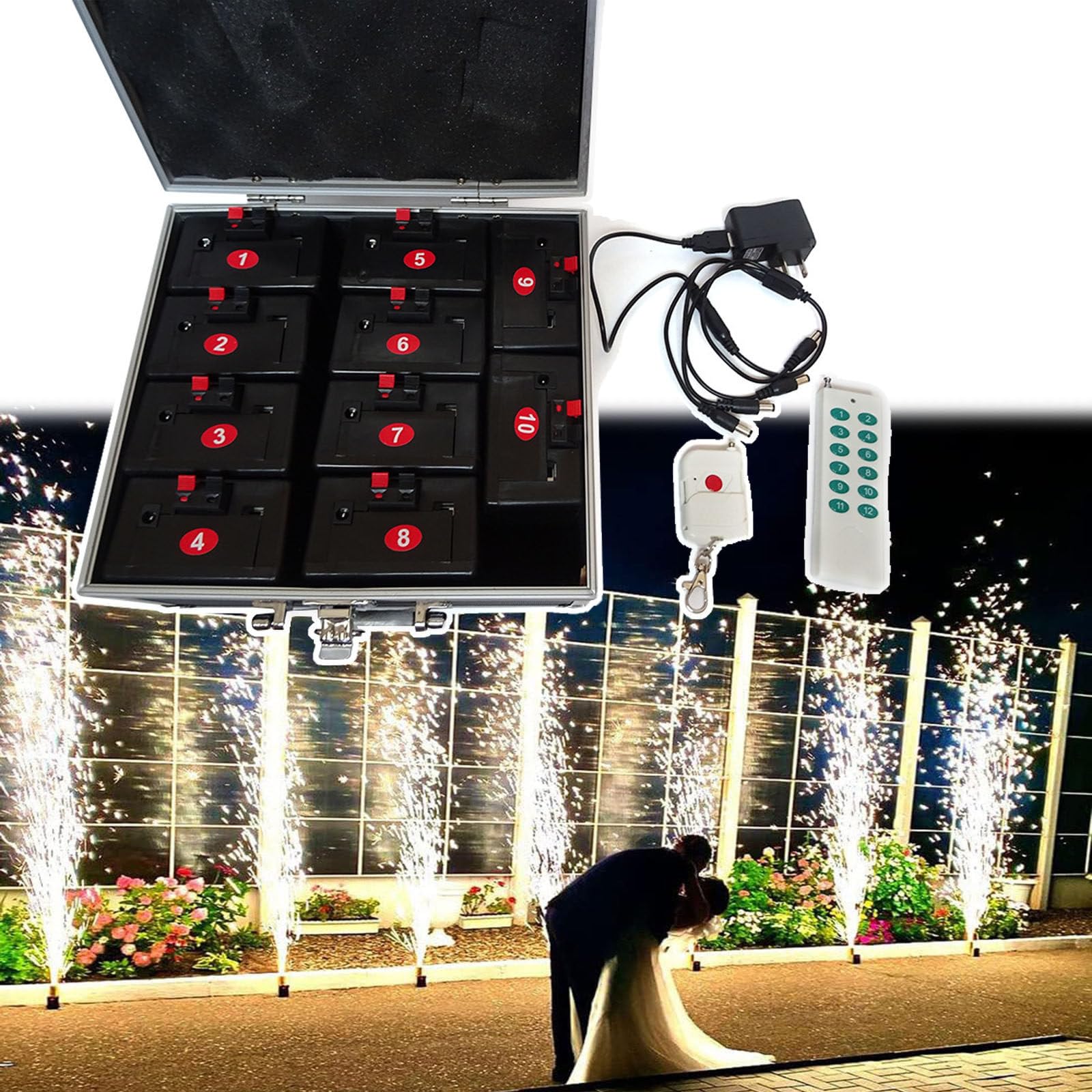 Encendedor de Fuegos Artificiales a Distancia – Seguro, Ecológico y Fácil de Usar para Adultos, Ideal para Fiestas y Eventos,10pcs