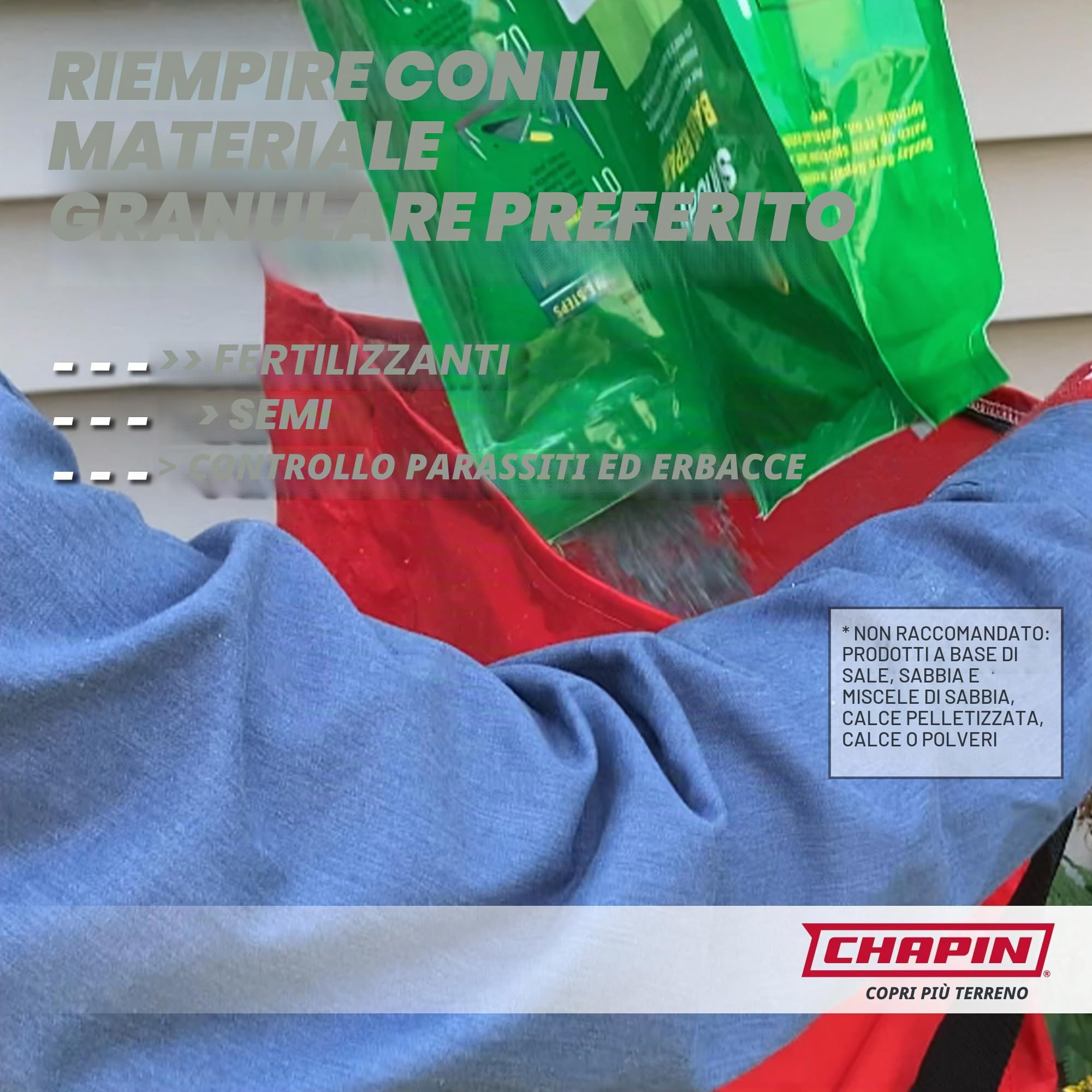 Chapin 84700A - Seminatrice professionale a sacco da 11,3 kg, 1 sacchetto