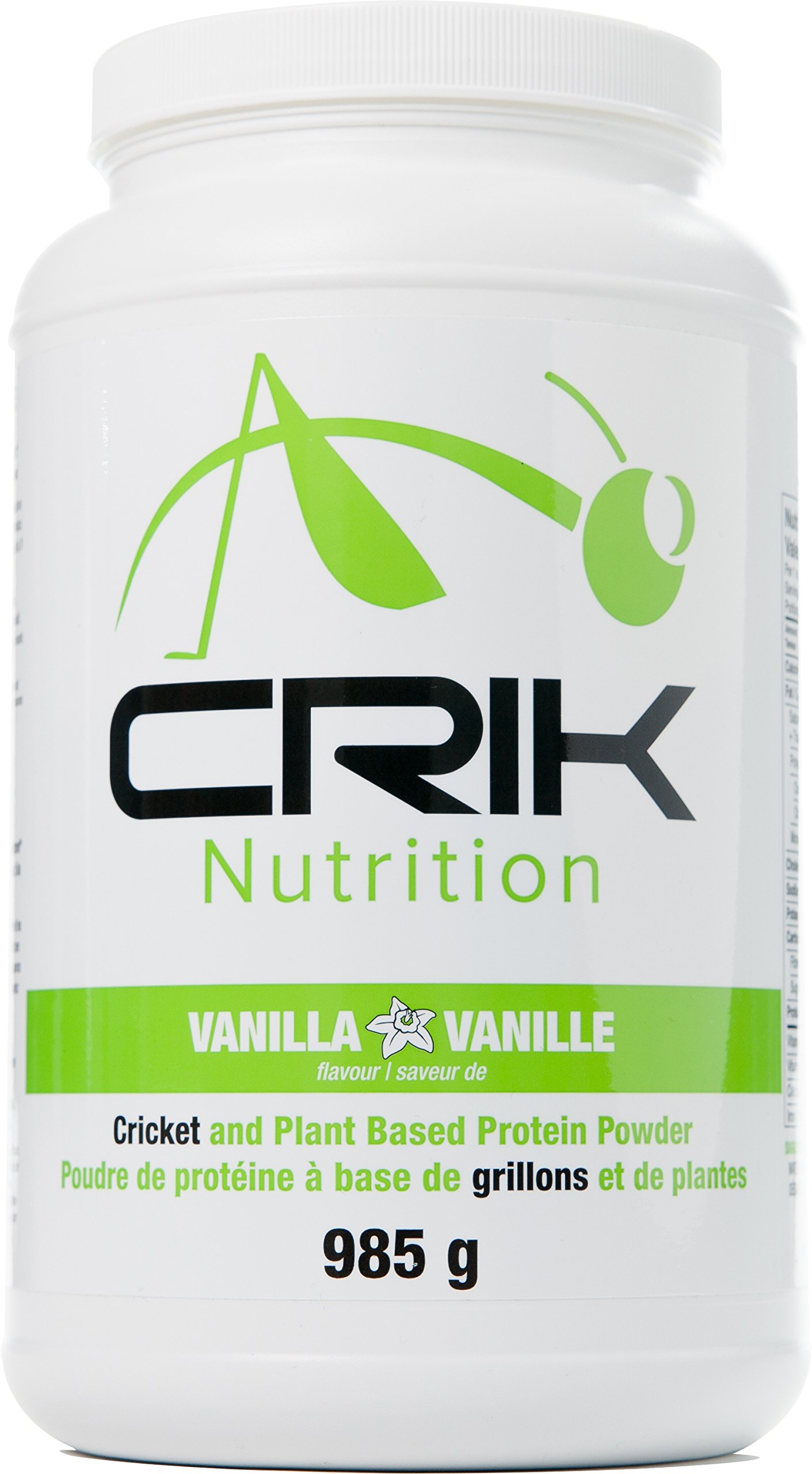 Vanilla Crik - Cricket Protein Powder 2.17 lbs (30 Serving Tub)