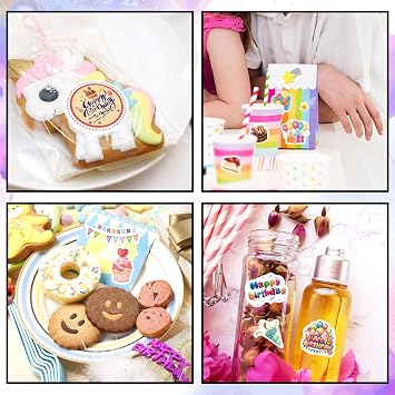 Happy Birthday Stickers for Kids Adults