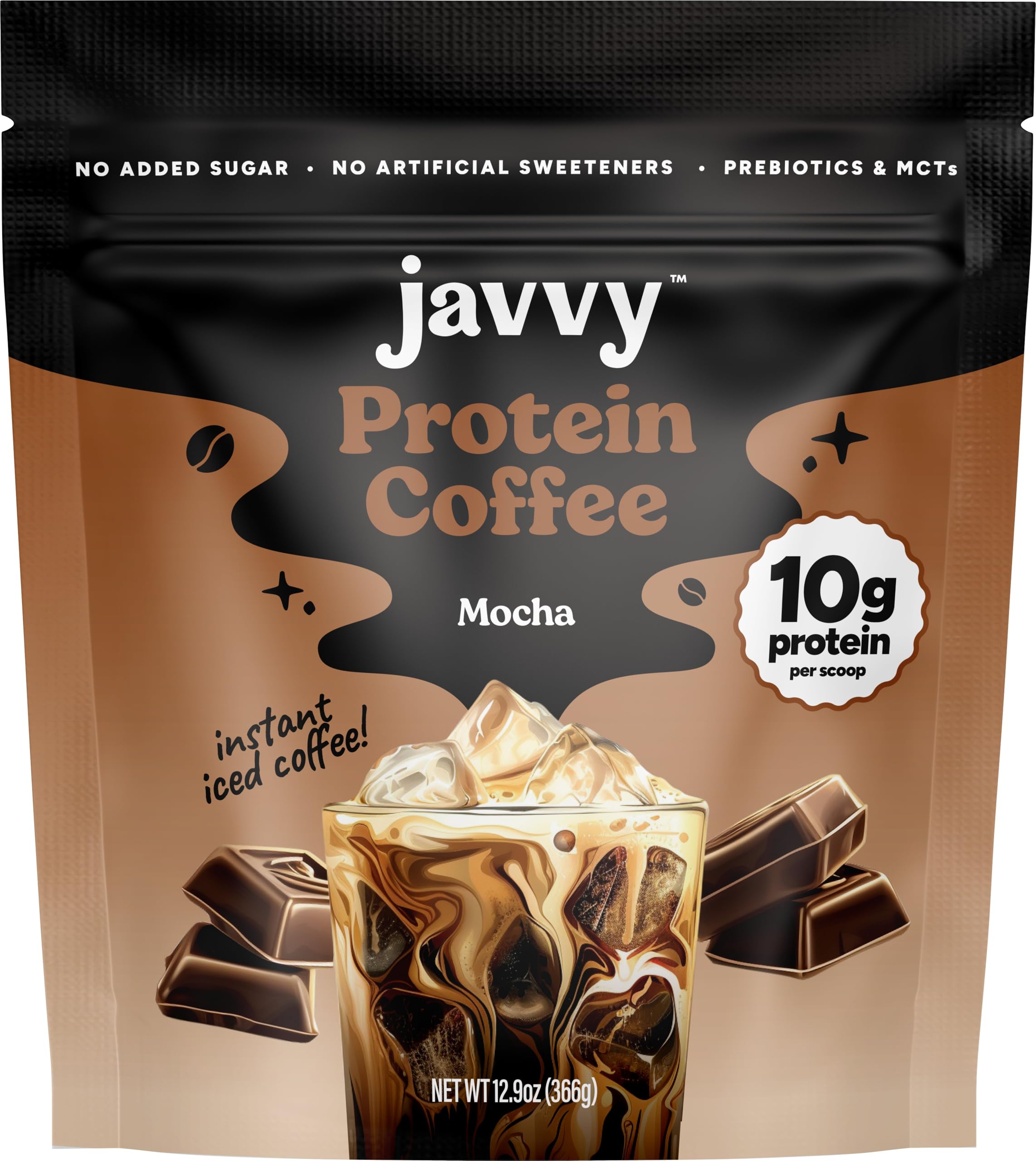 Mocha Protein Iced Coffee - Premium Whey Protein & Instant Iced