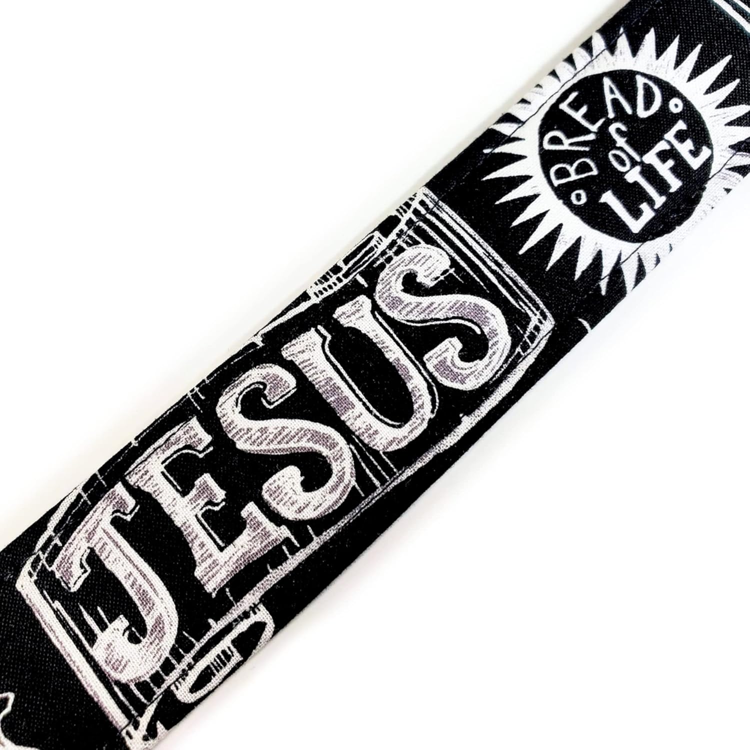 Jesus Christian Religious Ukulele Strap Adjustable Double Padded Genuine Uke Strap Leather plastic hardware Ukulele Strap Strong Back Straps