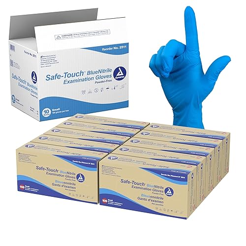 Miniatura 8 de Dynarex SafeTouch Guantes de nitrilo para exámenes, sin látex, libre de polvo.