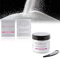 Vista 2 de NeedCrystals Microcristales de Microdermoabrasión DIY Exfoliante Facial. Exfoliante Facial Natural para Piel Opaca o Seca Mejora Cicatrices, Puntos