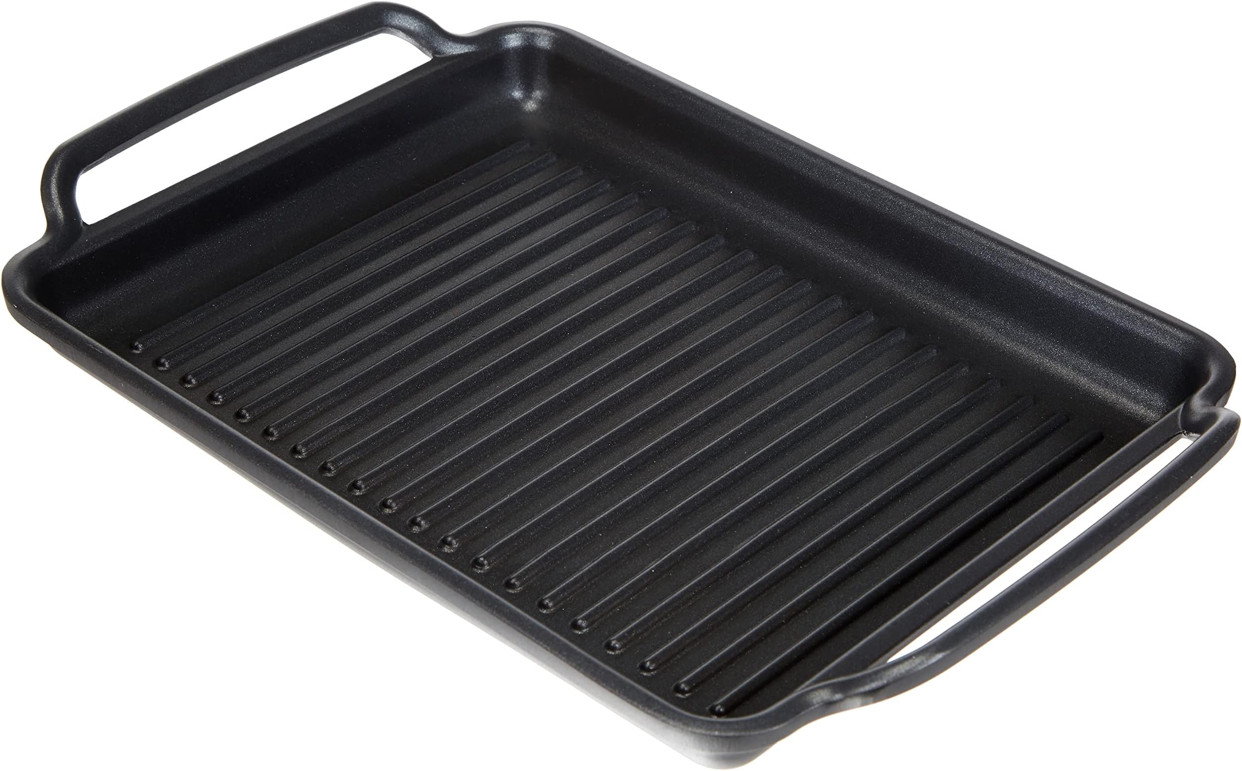 WOLKENSTEIN Grillplatte Plancha Aus Gusseisen – Induktionsgeeignet, Antihaftbeschichtet, 43,6x22,9 Cm