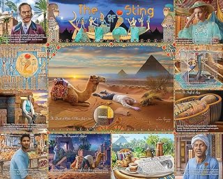 White Mountain Puzzles The Sting of APEP, 1000 Piece Jigsaw Puzzle with Mystery to Solve