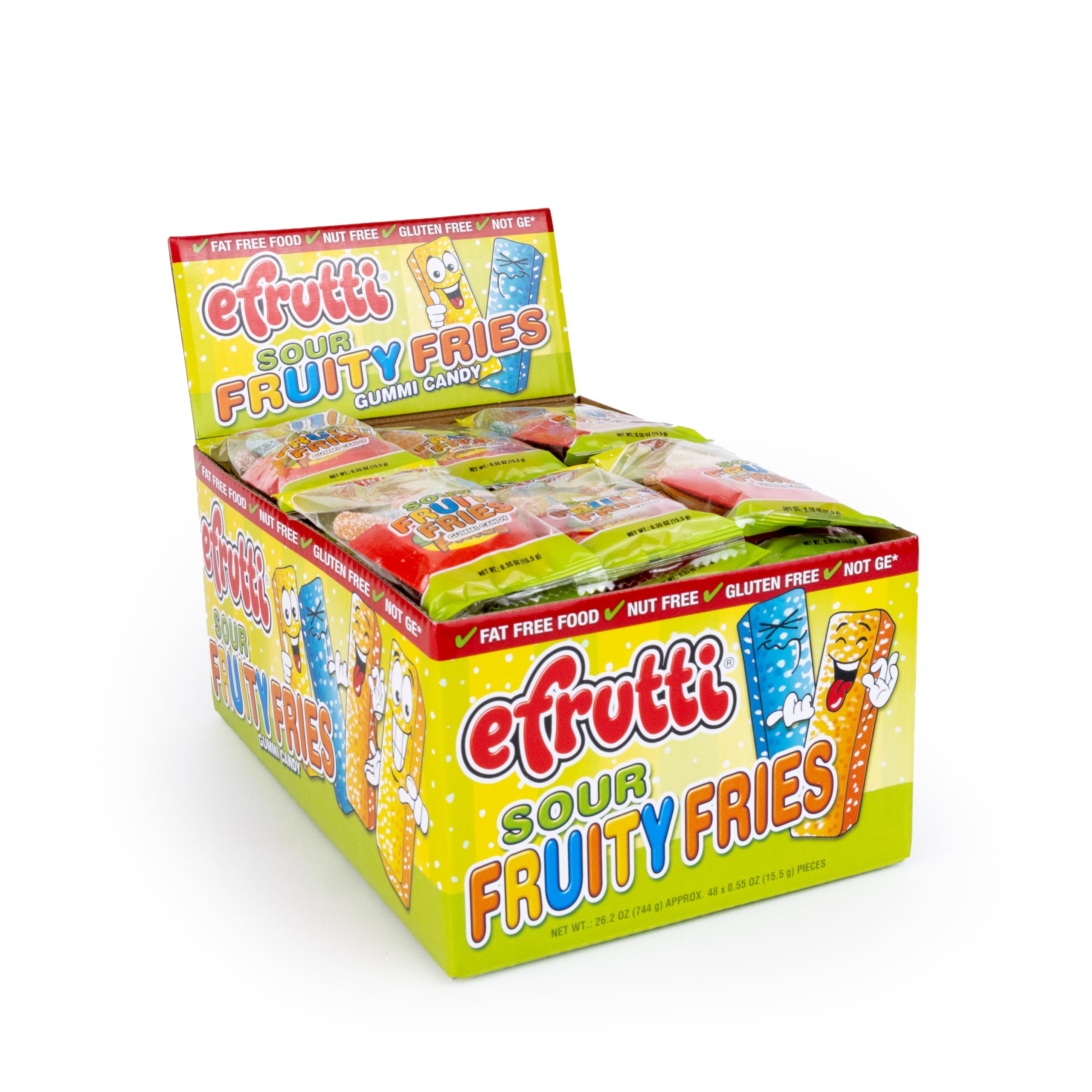 Amazon.com : efrutti Sour Fruity Fries, Sour Gummy Candy