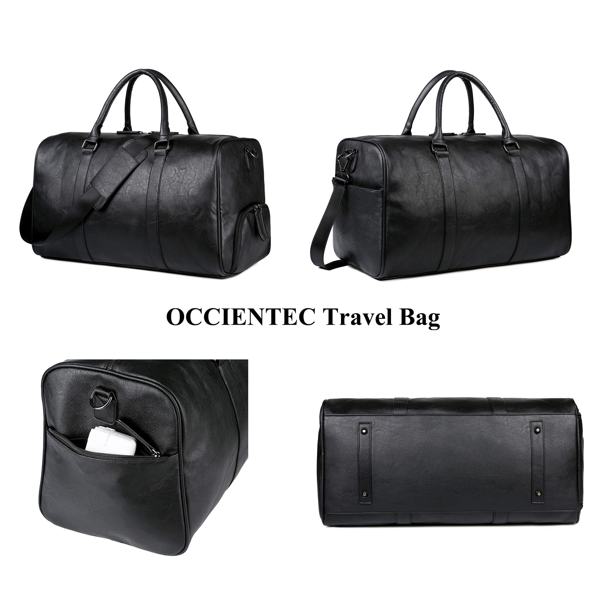 Borsa da Viaggio da Uomo 20 L 39L 40L 41L 42L Porsone da Viaggio pelle Borsa da Weekend Borsa Impermeabile Uomo Borsa Palestra Sportiva Per Viaggio Vacanza Palestra Sport