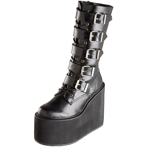 Demonia buckle platform boots Clearance