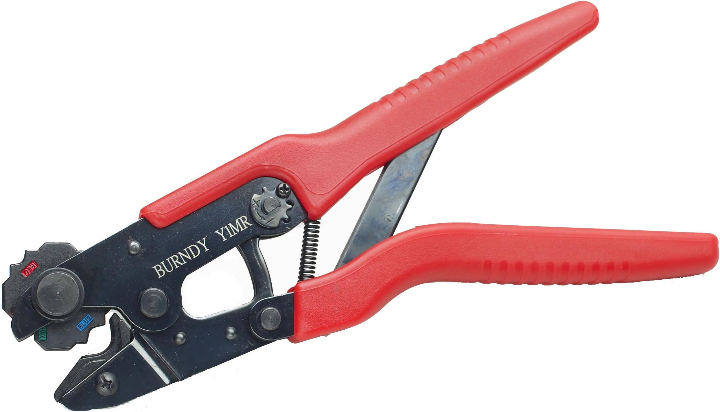 Burndy Y1MRTC Hytool Ratchet Crimper, Copper Hydent Terminals, Splices, and Thin-Wall C-Taps, 0.73" Width, 9-7/8" Length