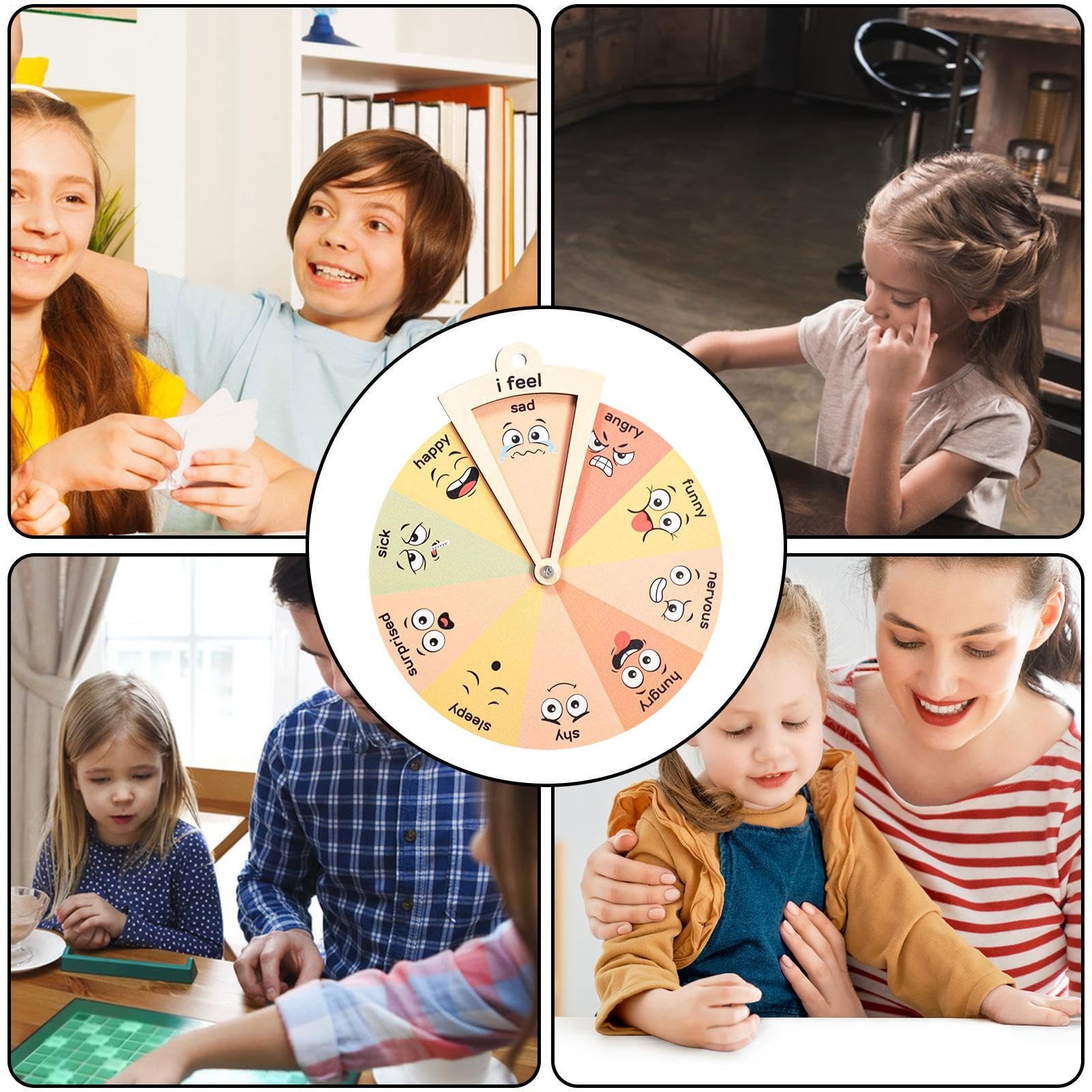 Rad der Emotionen – Gefühlsrad aus | Bild der Emotionen Spielzeug Rad der Emotionen, Rad der Gefühle, Farbrad für psychische Gesundheit, Zubehör