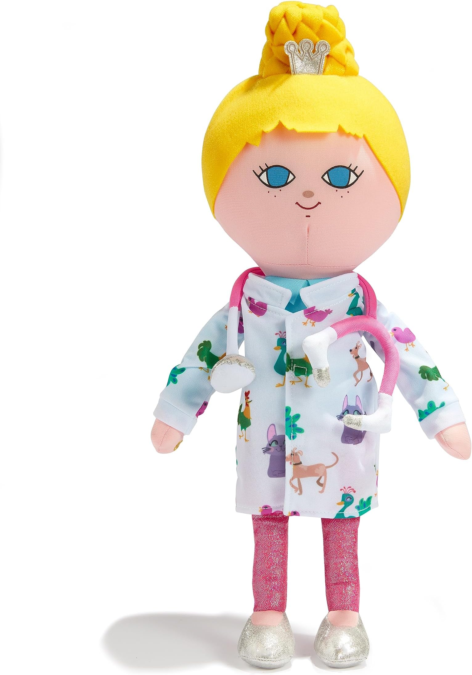 Vera The Vet Plush Doll Girls Toys, 16" Scientist Doll, Educational Play Gift, STEM Learning - 2-5 Year Old Girl Toy, Toddler & Preschool Pretend Dolls