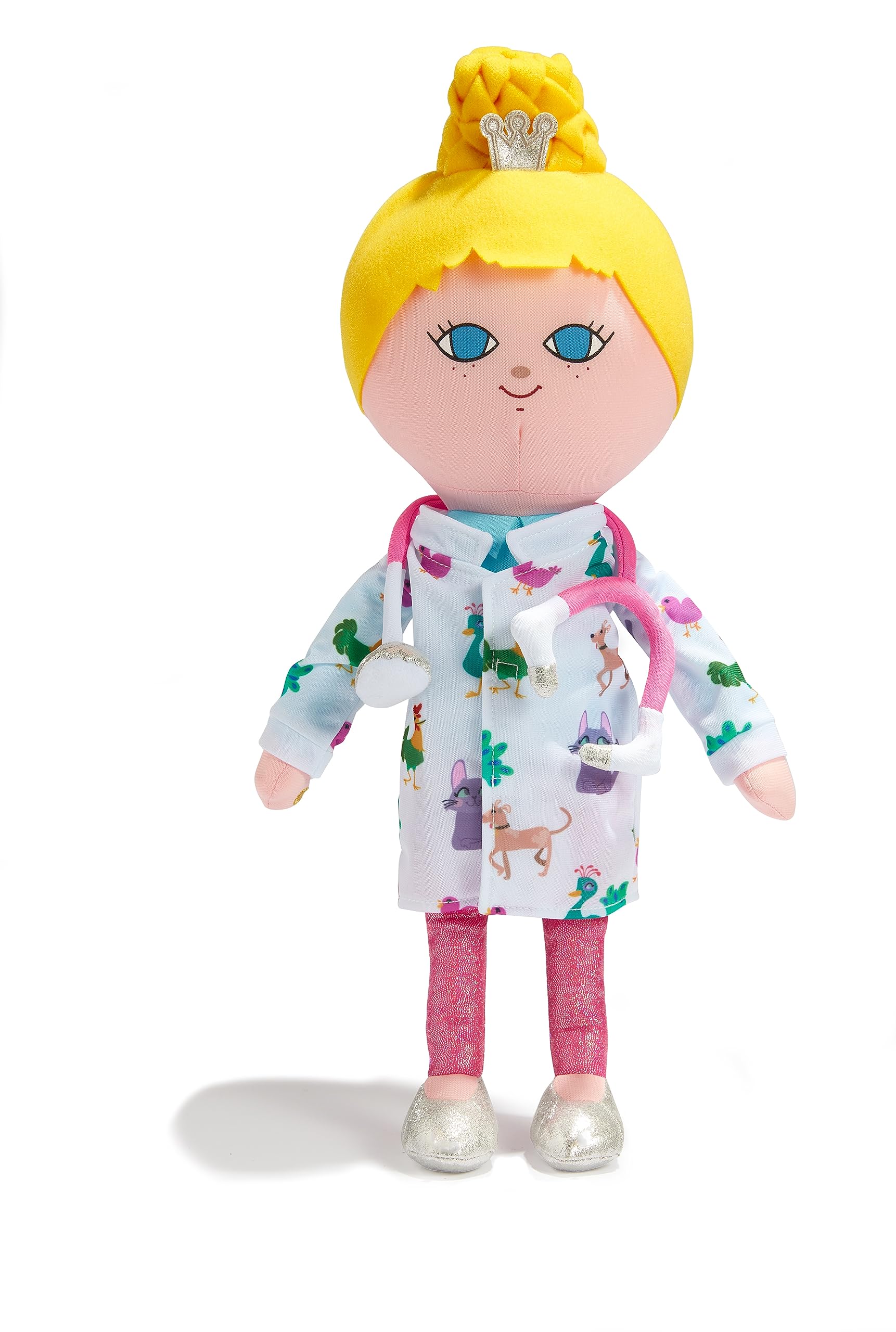 Vera The Vet Plush Doll Girls Toys, 16" Scientist Doll, Educational Play Gift, STEM Learning - 2-5 Year Old Girl Toy, Toddler & Preschool Pretend Dolls