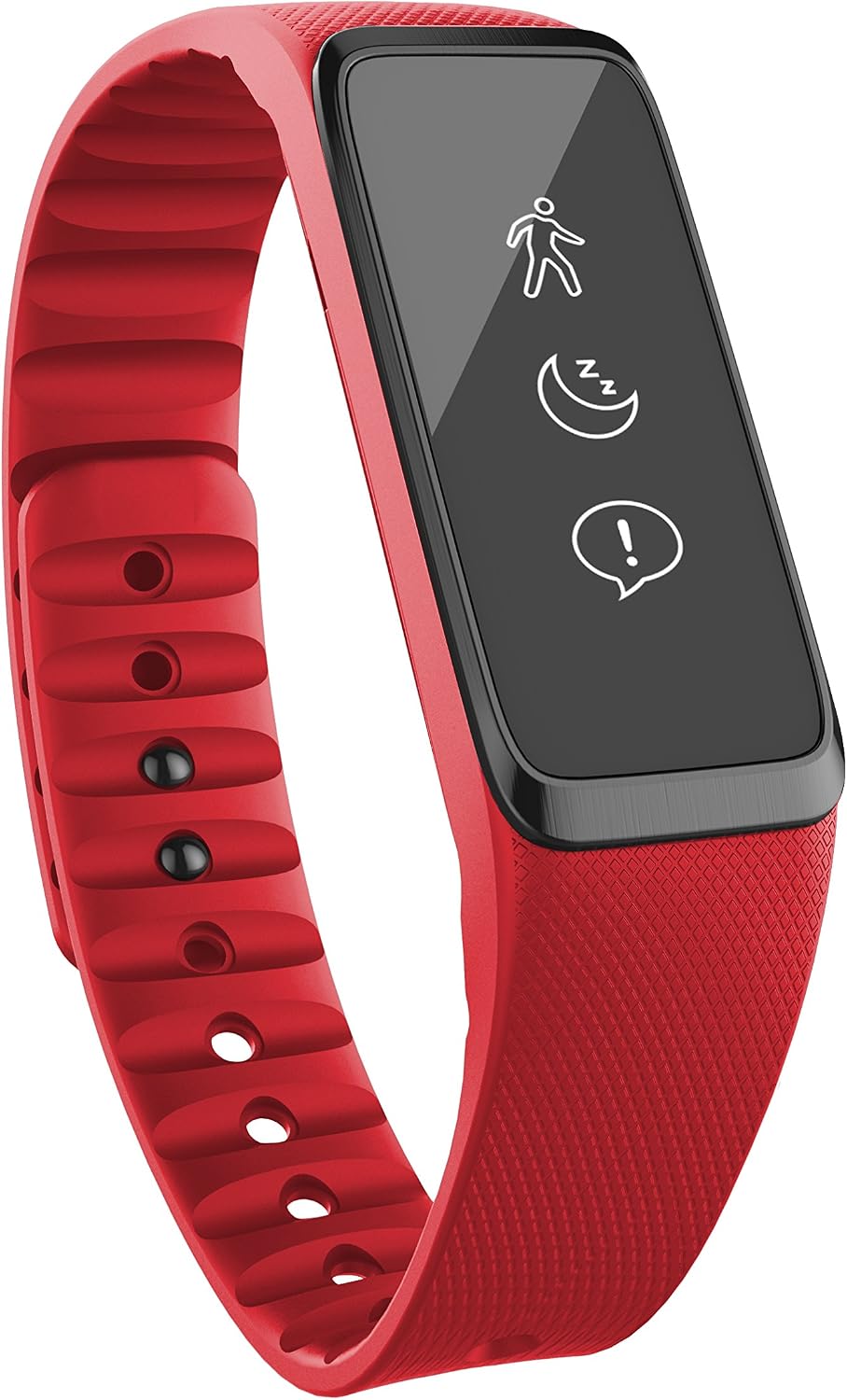 Striiv Fusion Activity Tracker - Fitness and Sleep Tracking Smartwatch, 3 Colors (Black, Red, Blue)