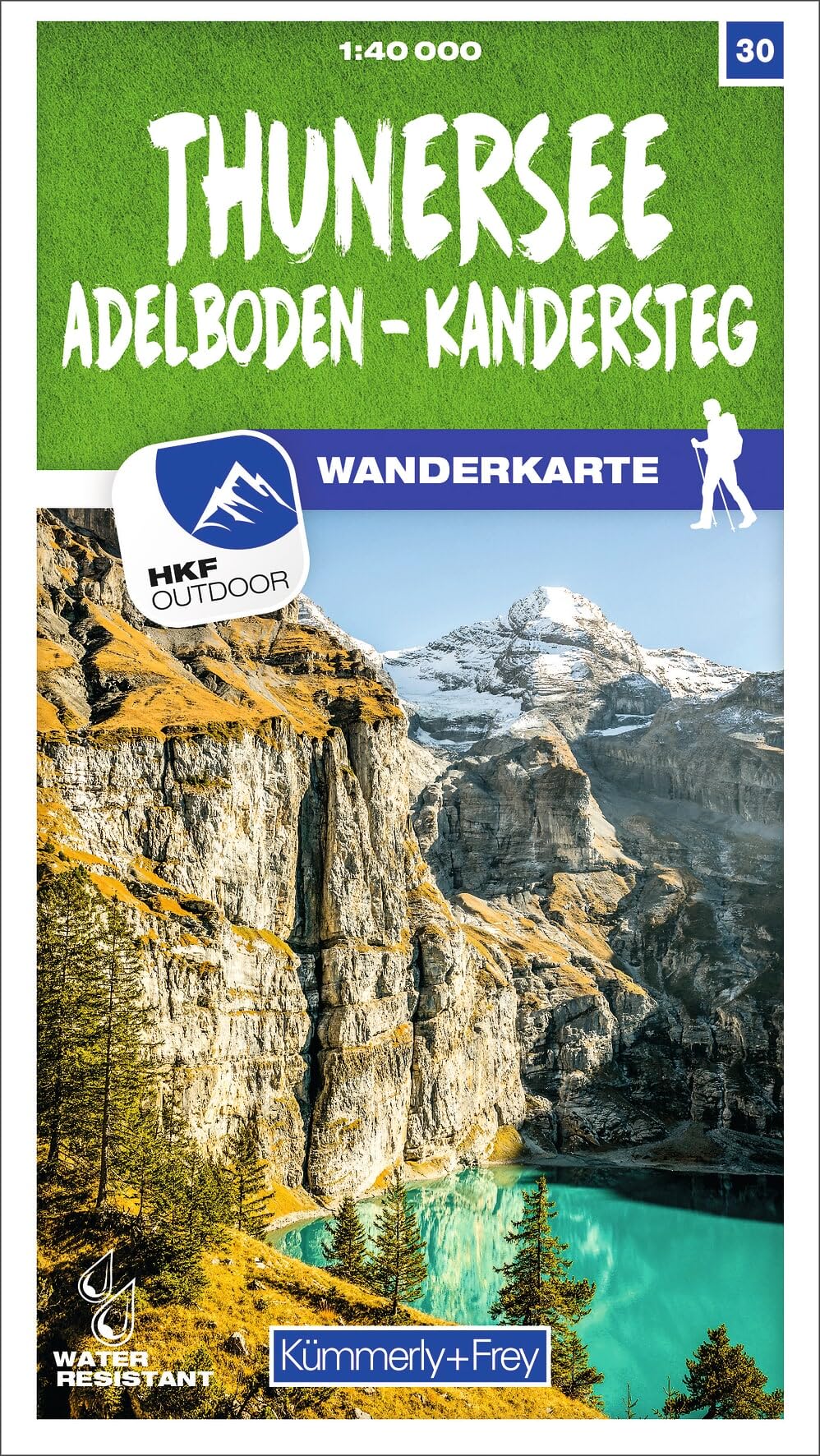 Thunersee / Adelboden / Kandersteg: 30 (Hiking maps of Switzerland)