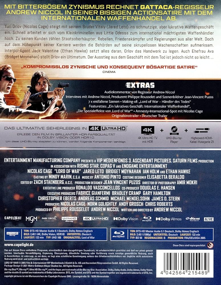 ロード・オブ・ウォー Blu-ray tf8su2k Amazon.com: Lord of War [Blu-ray] : Nicolas Cage, Jared Leto