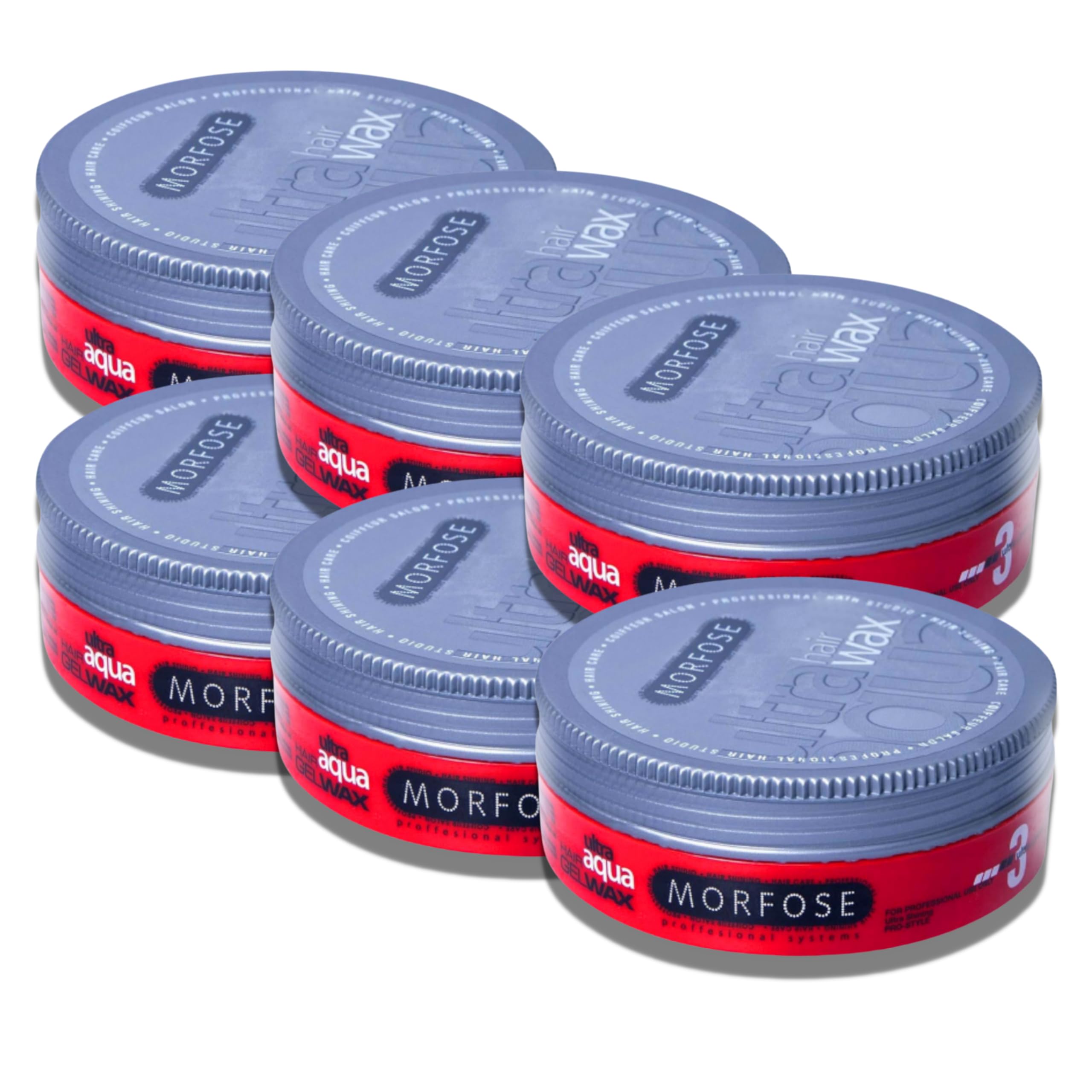 Morfose Aqua Hair Wax (Ultra Aqua, 175 ml (Pack of 6))