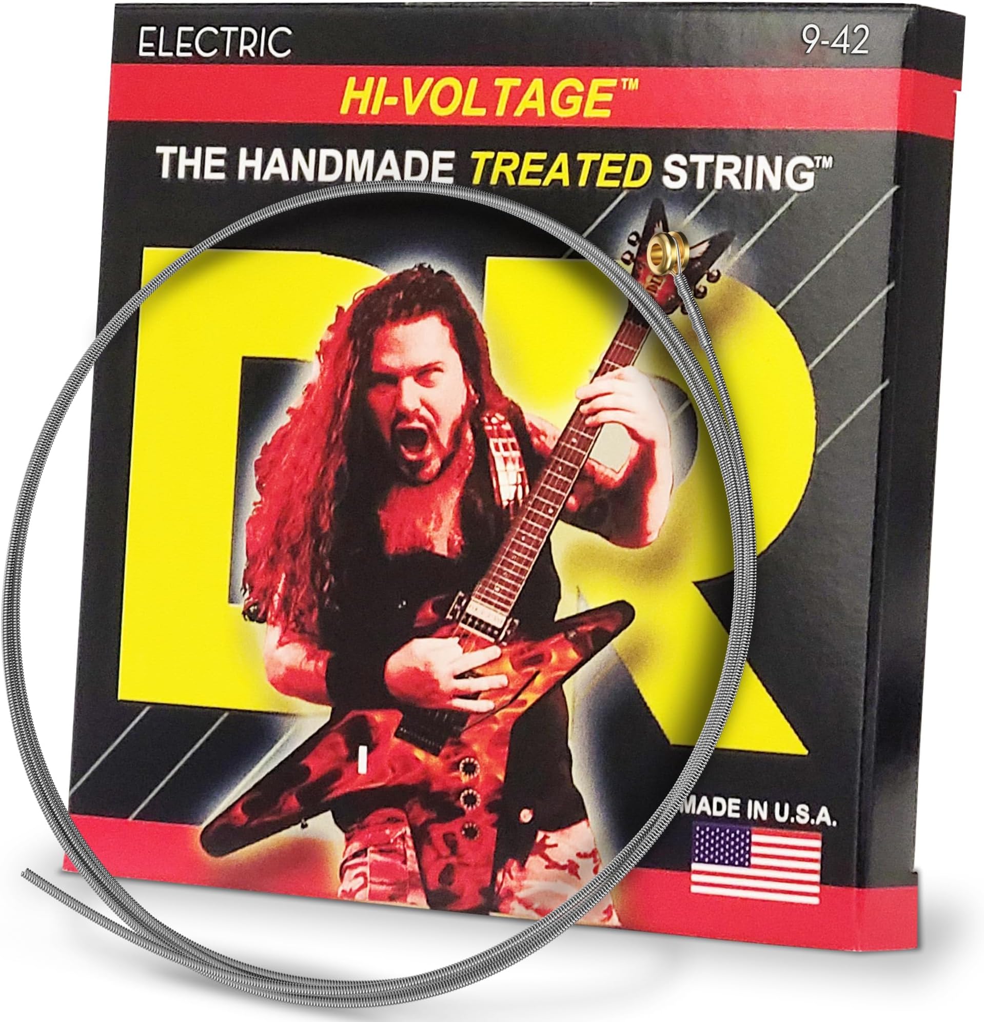 DR Strings DBG-9 Hi-Voltage Electric Guitar Strings - .009-.042 Light