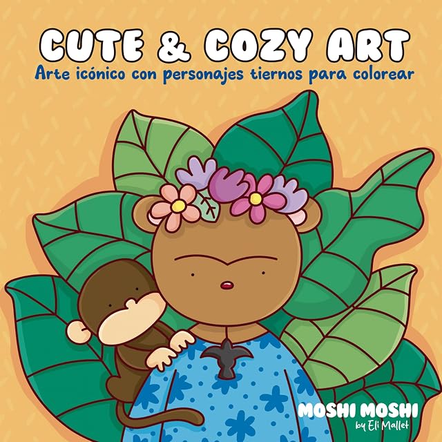 Portada de Cute & Cozy Arte. Escenas Relajantes para Colorear