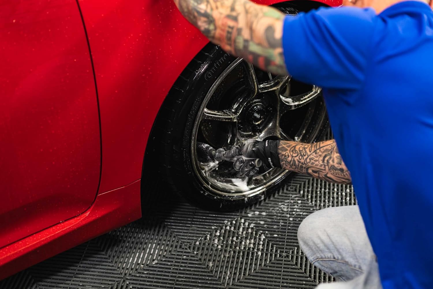 BURST - Foaming Wheel & Tire Cleaner – Safe for Factory, Clear-Coated, Painted & Chrome Wheels – Removes Dirt, Grease & Brake Dust – Ready to Use (1 Quart) - Image 6