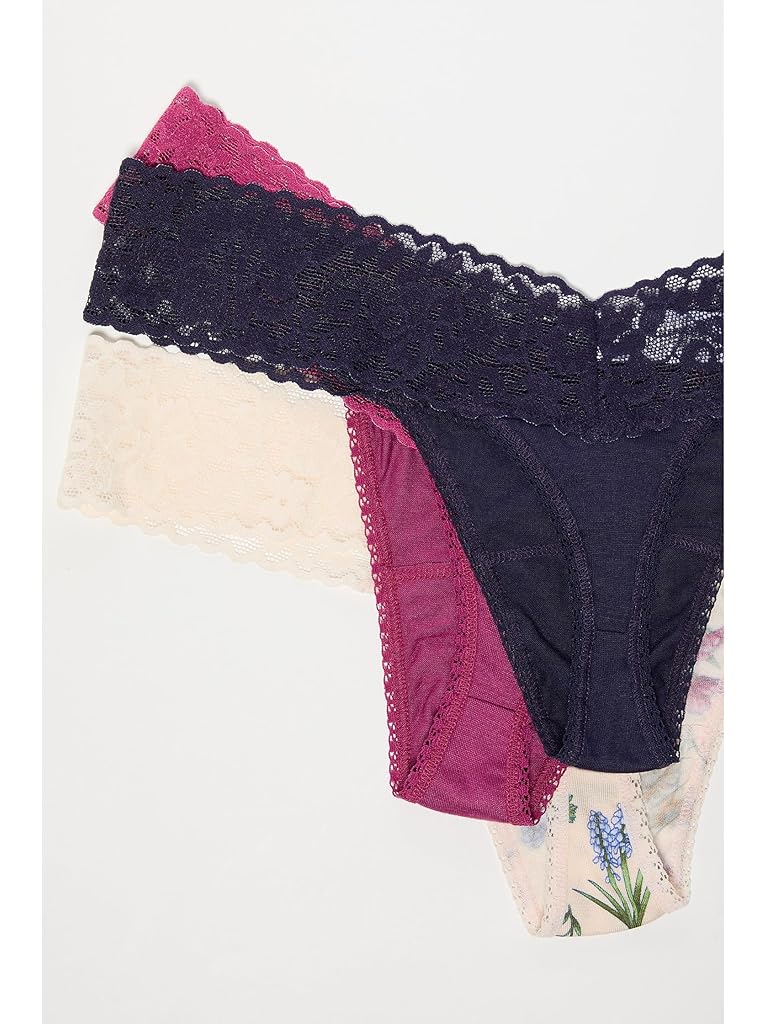 Beige Hanky Panky 3 Pack DreamEase Low Rise Thongs