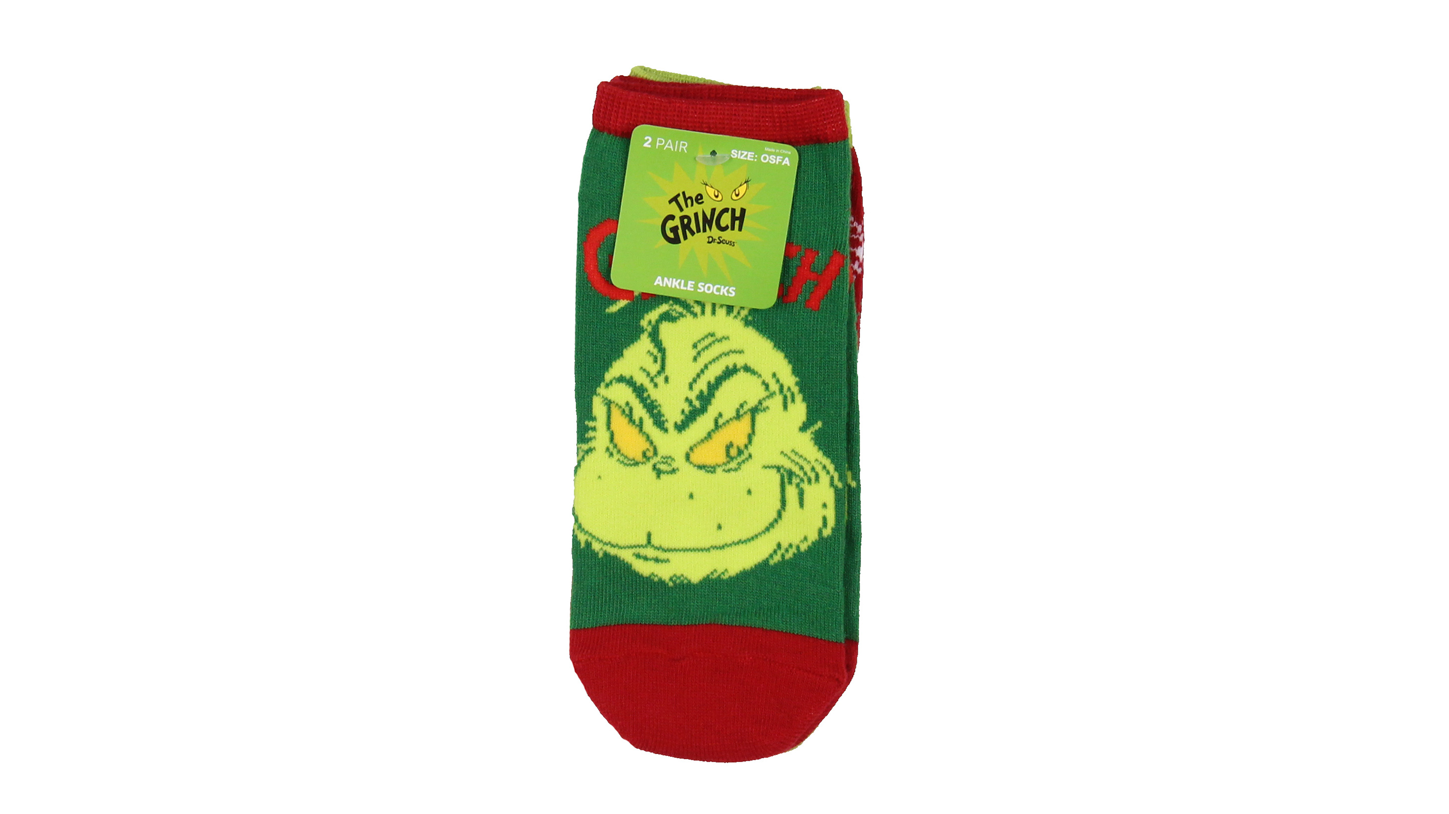 Bioworld Dr. Seuss The Grinch – Delantal unisex de tela blanca con