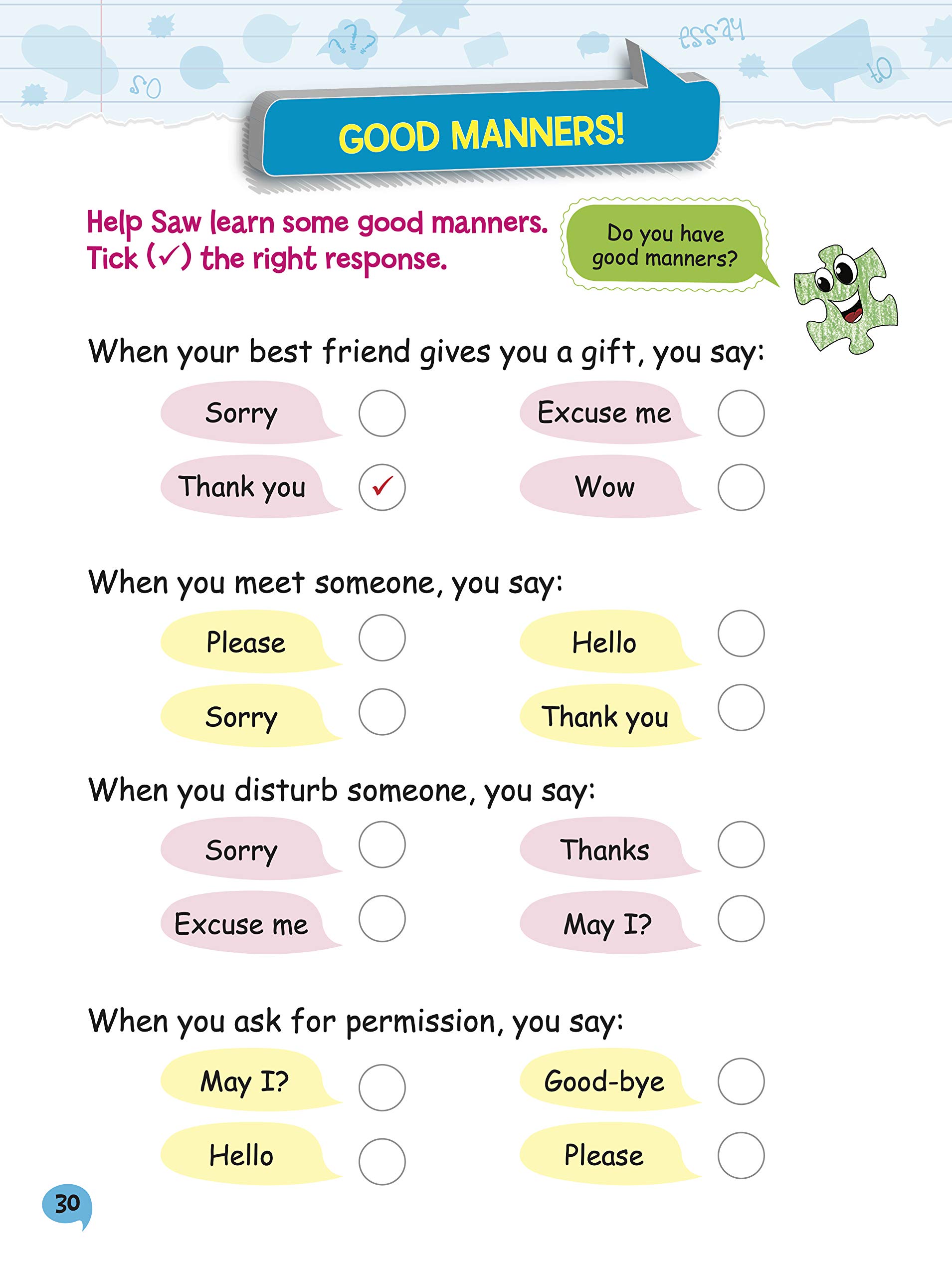 Activity Book : Verbal Reasoning Activity Workbook Grade 2 3