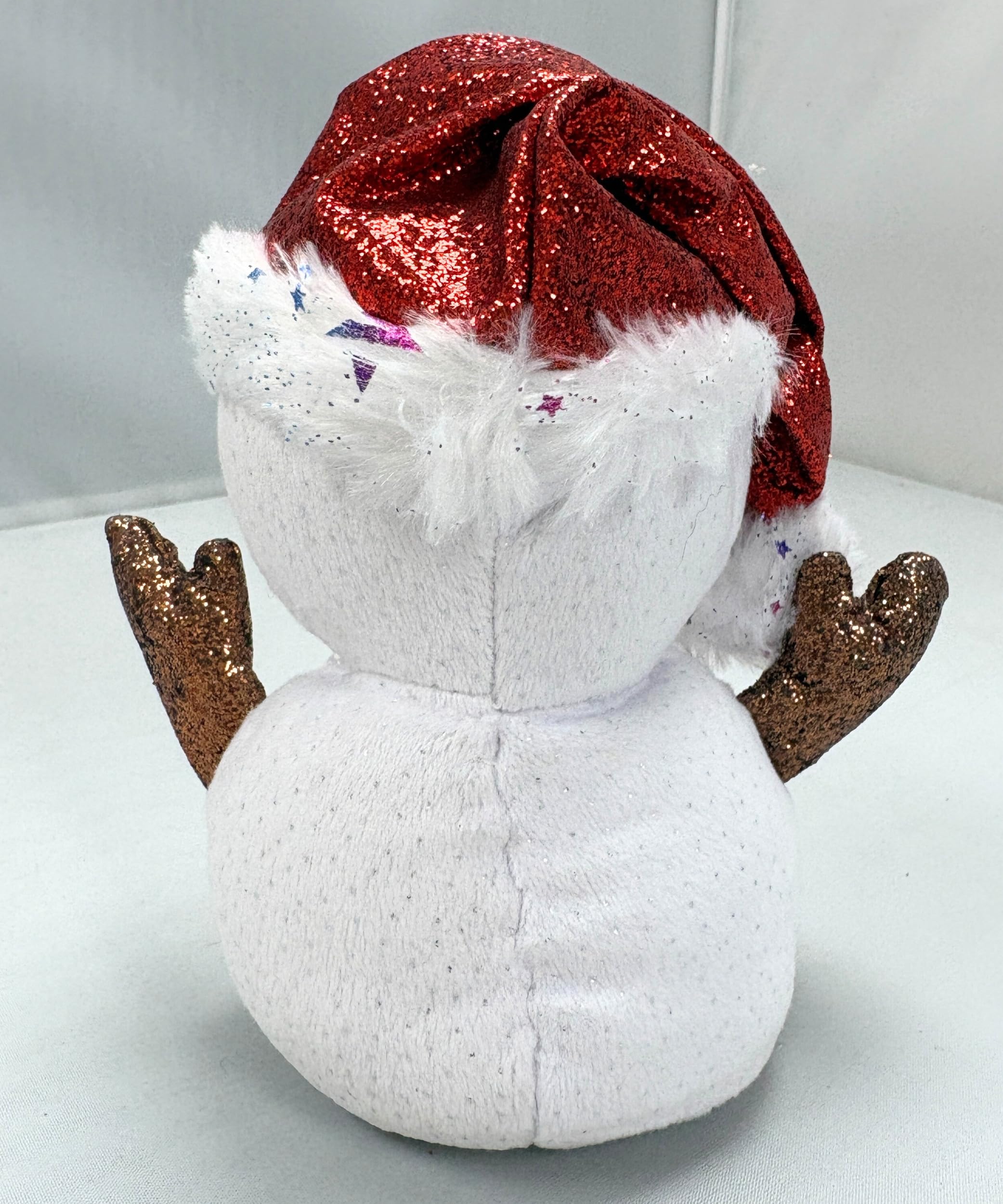 TY Flurry Snowman Xmas 2019 pluszowy biały jeden rozmiar