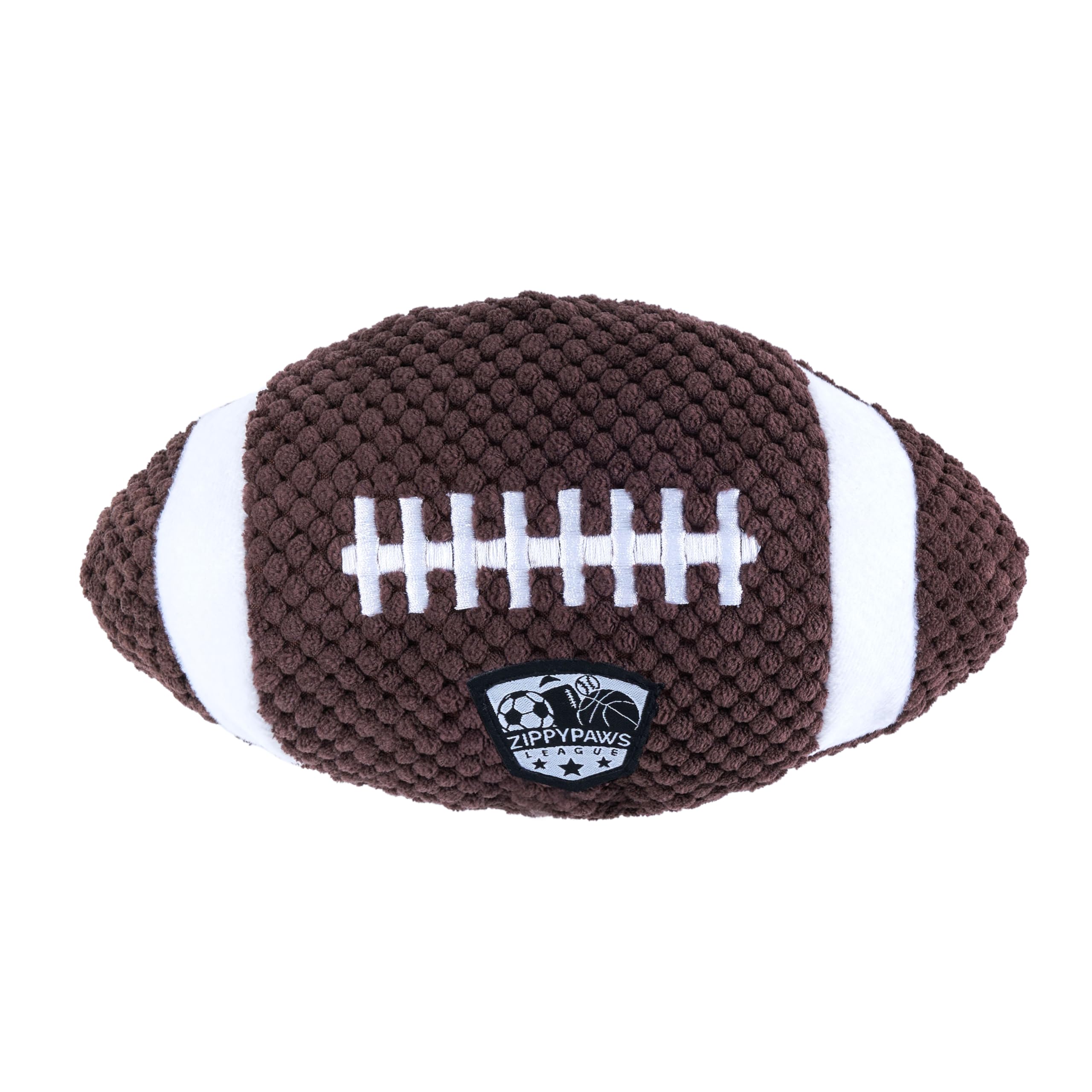 ZippyPaws SportsBallz Squeaky Football