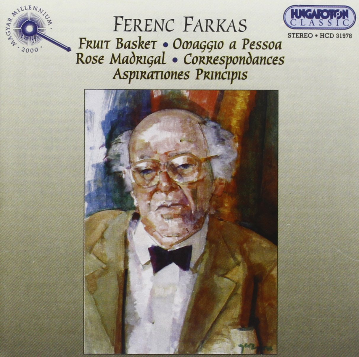 Ferenc farkas Corbeille de Fruit : 12 chansons pour Voix, Clarinette, Alto et pi
