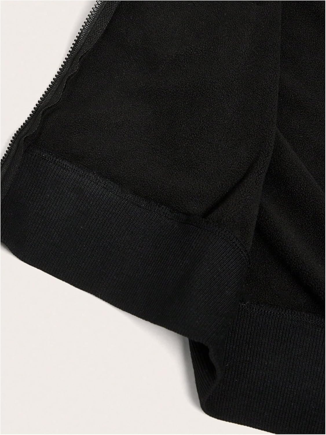 WDIRARA Women's Fuzzy Zip Up Hooded Jacket Faux Fur Long Sleeve Hoodie Sweatshirt - Image 5