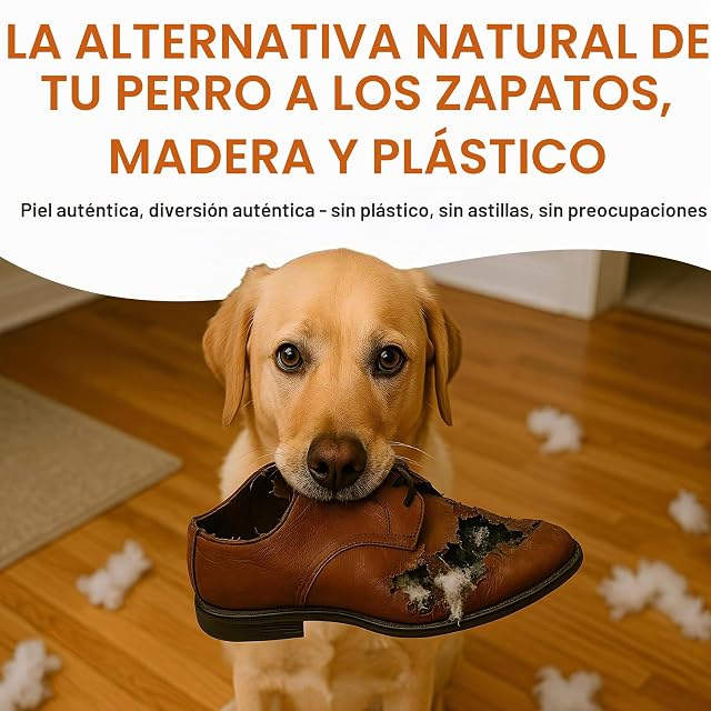 Foto 6 de 8 de Wildfang® Juguetes para Perros de Cuero, Mediano