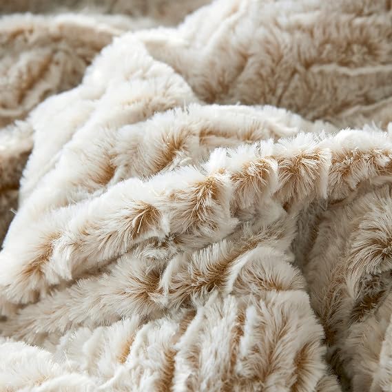 Byourbed Peak of Cozy - Coma Inducer Oversized Queen Comforter Set - Chevron Frosted Taupe