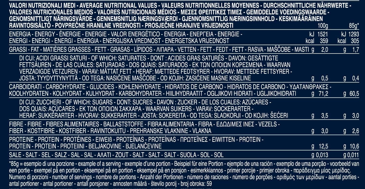 Italian Gourmet Mezze Penne Rigate pasta Nudeln Ristorante Nr. 70 5 x 5kg | Tenuta al dente per sughi corposi, aus Hartweizengrieß, praktische, Gesamtnettogewicht 25 kg + Kostenlos Polpa 400g