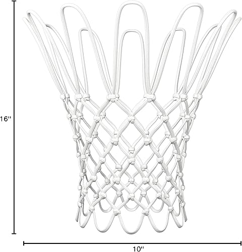 Miniatura 5 de Spalding Basketball Net 12 Loops Fits Standard Indoor or Outdoor Rims Basketball Hoop Net Replacement