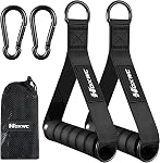 HOXWC Gym Exercise Handles, Replacement Handle Attachments for Cable Machine Pulleys, Resistance Bands and Strength Trainer, Grip Attachments Great for Cable Training Pulley System Home Gym