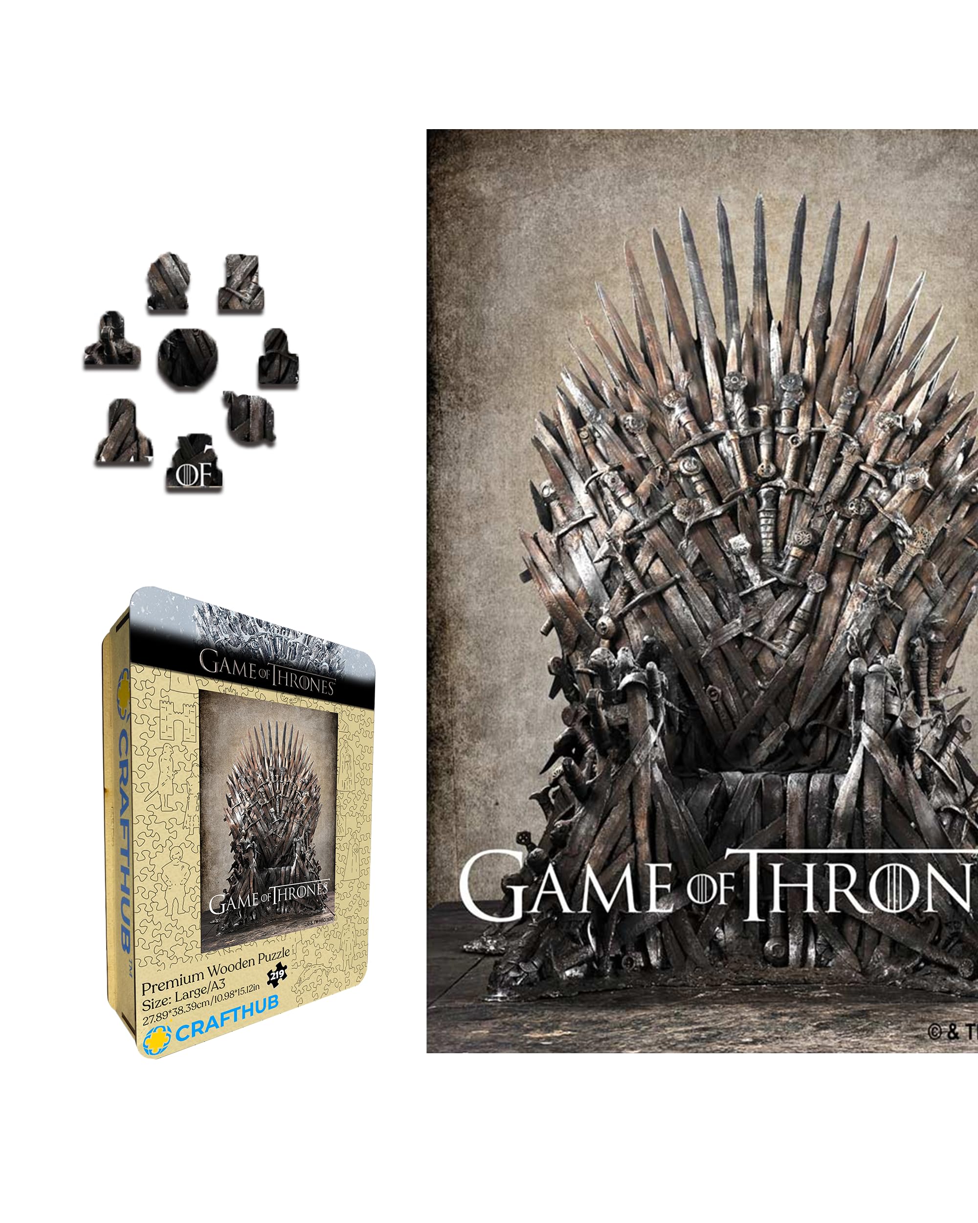 Amazon.com: Crafthub Game of Thrones Wooden Puzzles for Adults