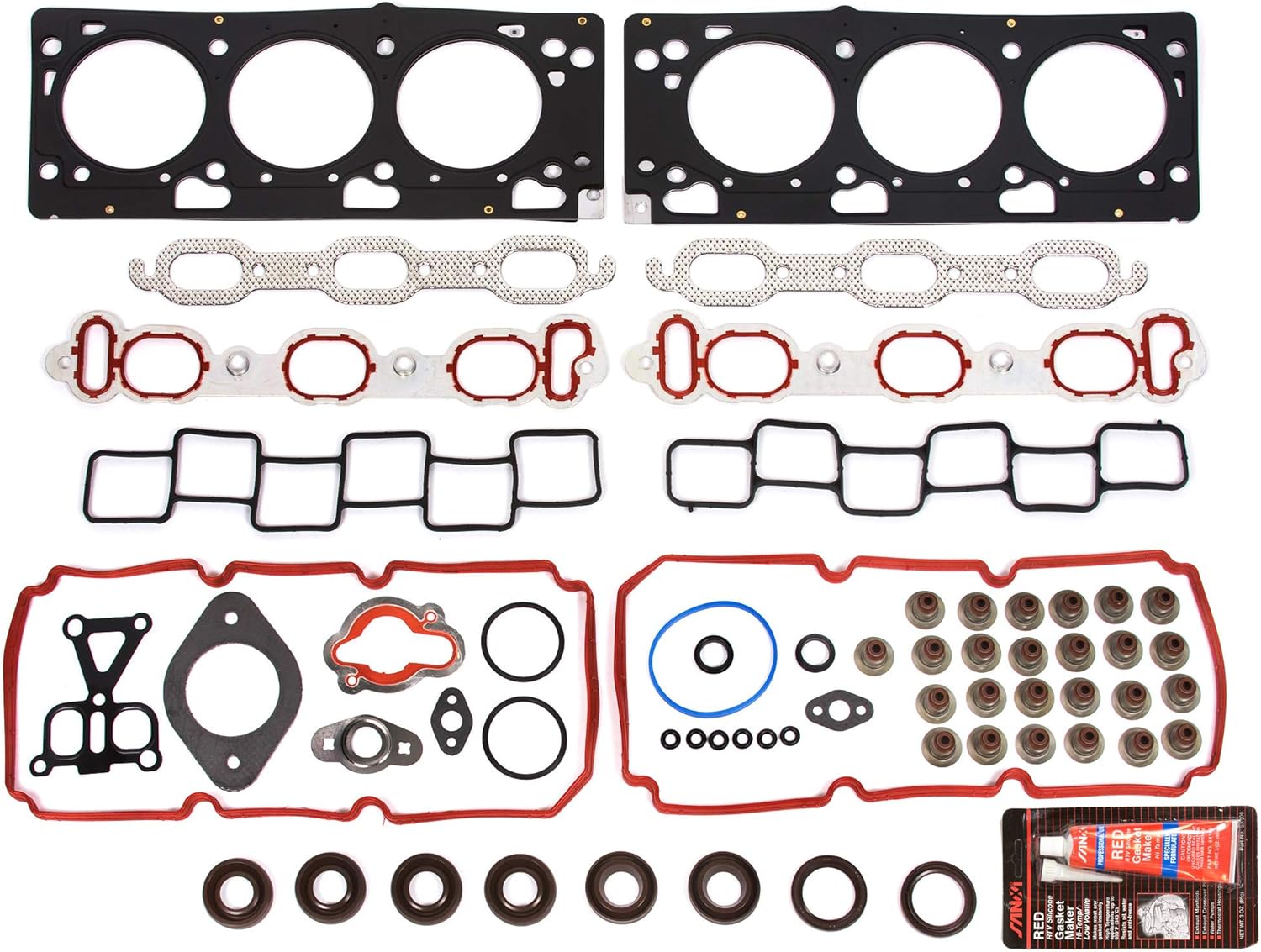 MA-4216909427 Head Gasket Set Compatible With/For 07-09 Chrysler 300 Sebring Dodge Journey 3.5 VIN G M S V
