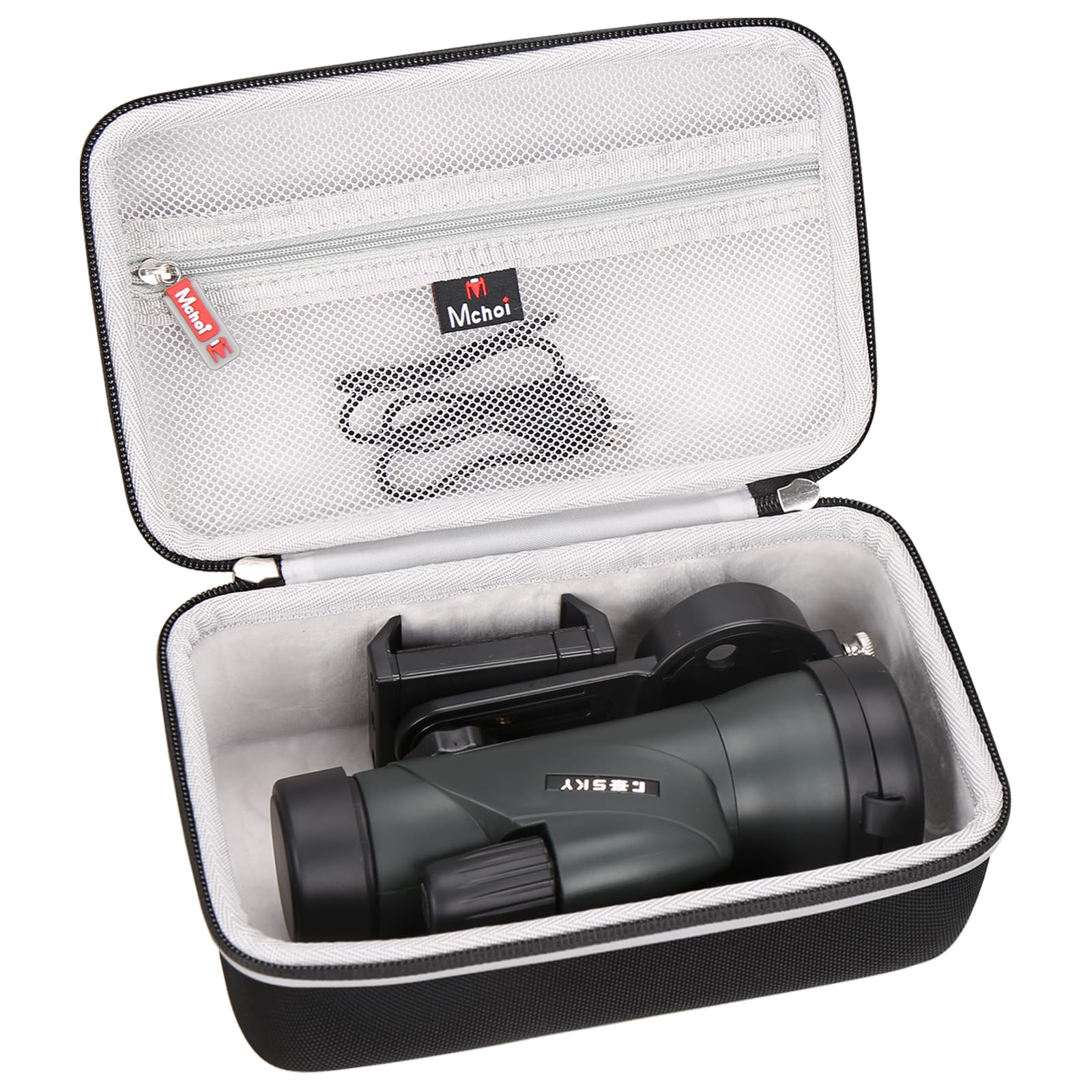 Mchoi Funda para telescopio monocular Gosky de 12 x 55 / Titan 12 x 50 / Pankoo 12 x 50, 16 x 52, 40 x 60 / Viajero 12 x 50 de alt