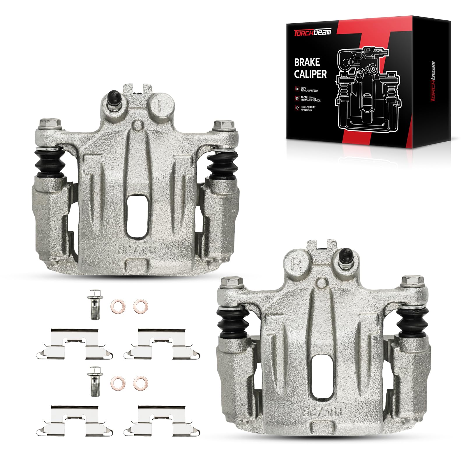 Torchbeam Rear Brake Calipers Set for Ford Edge 2007-2010