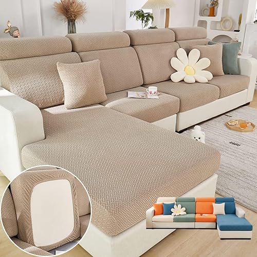 Soothing Home - Fundas de sofá, fundas de sofá héroe, universales, resistentes al desgaste, fundas de cojín elásticas y lavables para sofá seccional